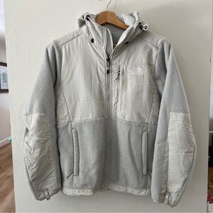 Womens The North Face Jacket - Hooded Denali Fleece Size Small